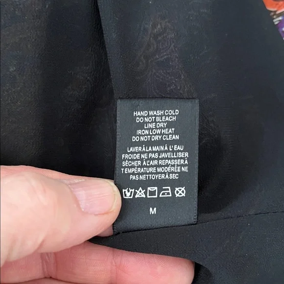 Anthropologie Vanessa & Virginia Petalled Paisley Button Front belted Maxi Skirt - Picture 12 of 12